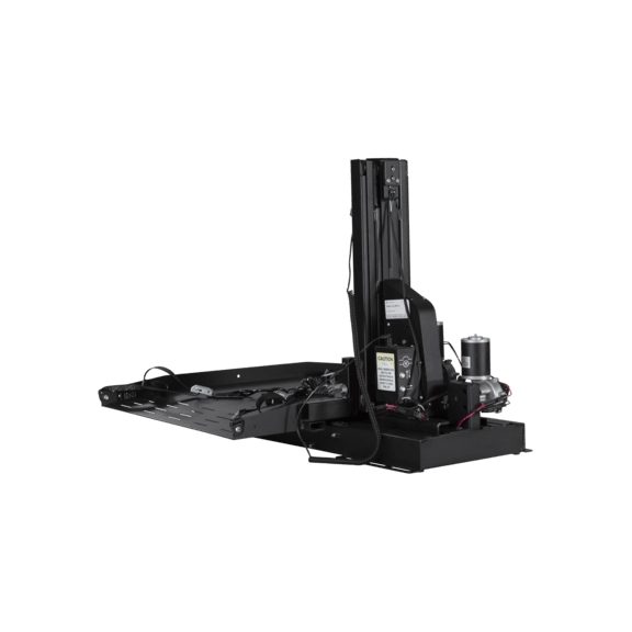 Harmar AL600 vehicle lift, side view